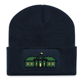  Tennis Country Club Vereinsheim - Recycelte Patch Beanie - French Navy - Vorne