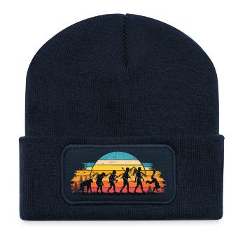 Handstand Breakdance Gift for Gymnast - Recycled Patch Beanie - french navy - Front