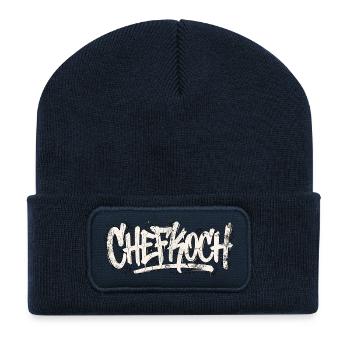 Chef Graffiti - Recycled Patch Beanie - french navy - Front