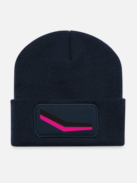 streak - Recycled Patch Beanie - french navy
