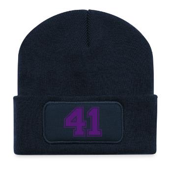 41 - Recycled Patch Beanie - french navy - Front