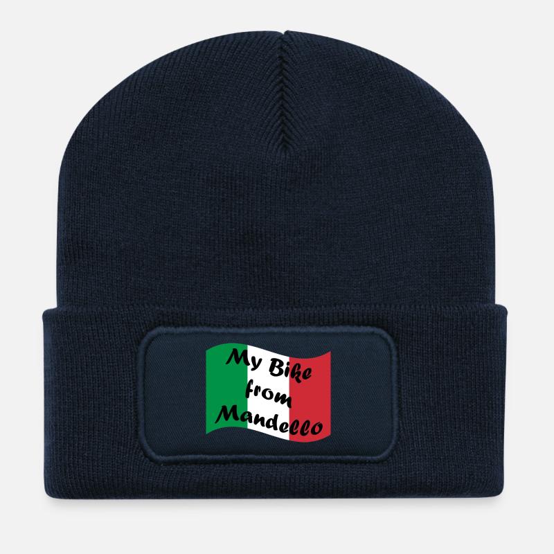 my_bike_from_mandello - Recycelte Patch Beanie - French Navy