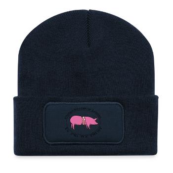 UNITED STATES OF LOZERE - Beanie recyclé à patch - bleu marine - Devant