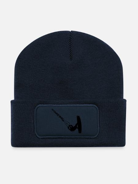 Kitesurfing Unhooked - Recycelte Patch Beanie - French Navy