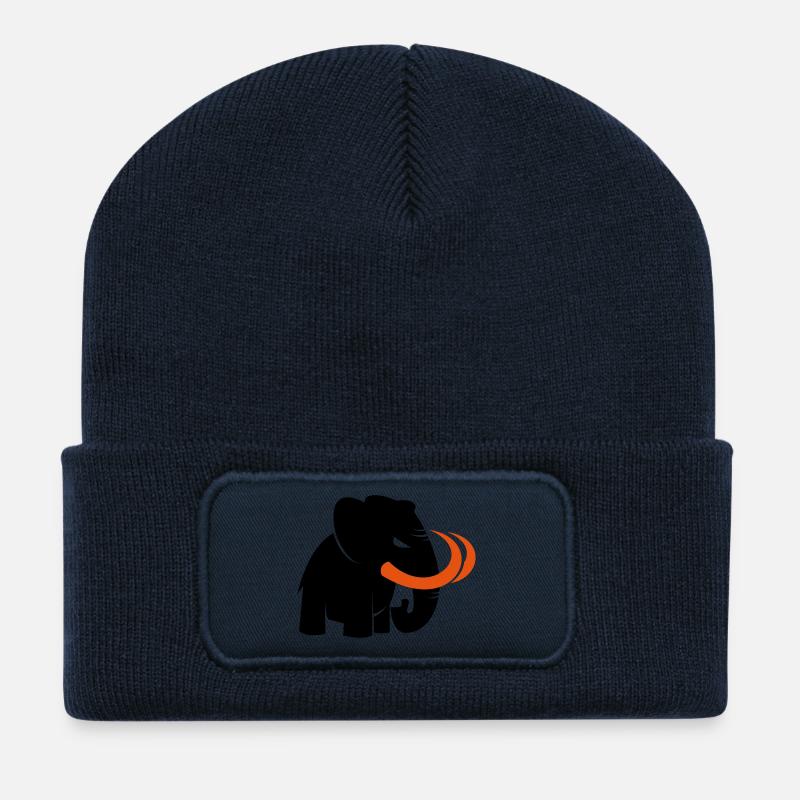 verärgertes Mammut Markenlogo 2c - Recycelte Patch Beanie - French Navy