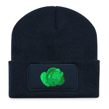 Wirsing Wirsingkohl Welschkohl Welschkraut Wirz - Recycled Patch Beanie - french navy - Front