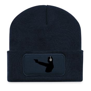 Sportschiessen -grau- - Recycled Patch Beanie - french navy - Front