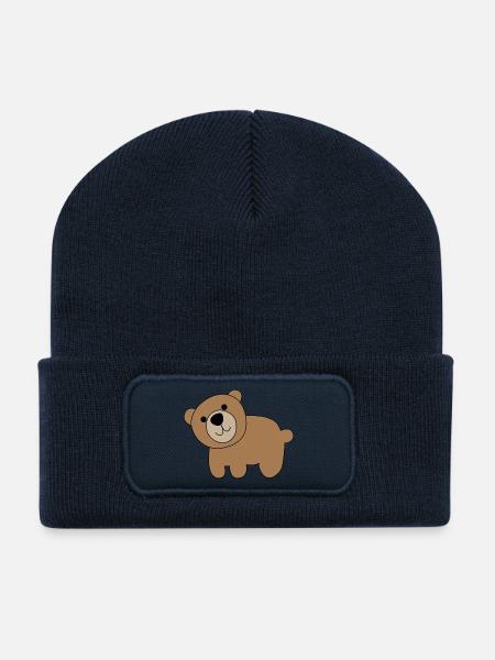 bear - Recycled Patch Beanie - french navy