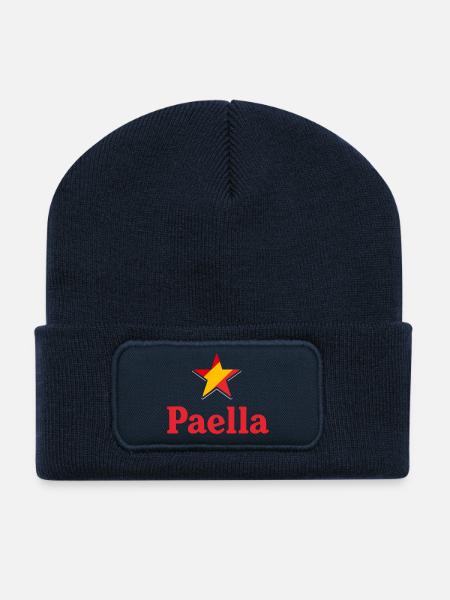 Stars of Spain - Paella - Recycelte Patch Beanie - French Navy