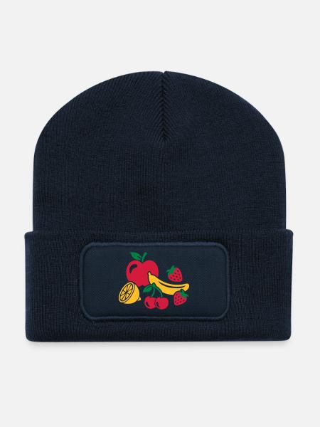 Obst - Recycelte Patch Beanie - French Navy
