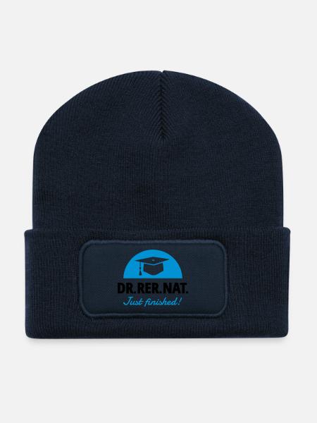 Doktor - Recycelte Patch Beanie - French Navy