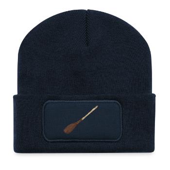 Besen - Recycelte Patch Beanie - French Navy - Vorne