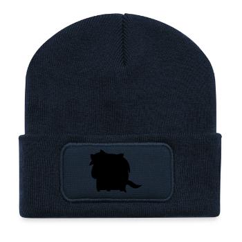 sweet_unicorn_002 - Beanie recyclé à patch - bleu marine - Devant