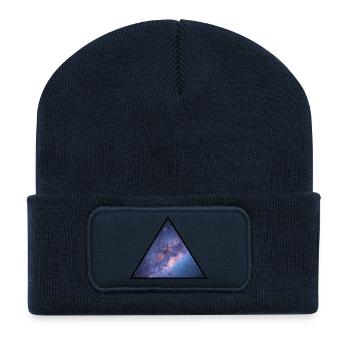 Milky Way, Astronomy - Recycled Patch Beanie - french navy - Front