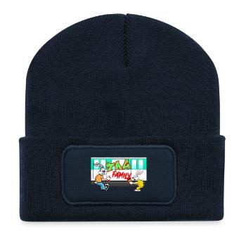 Tag Familie - Recycelte Patch Beanie - French Navy - Vorne