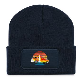 Tow truck Towing service Tow truck - Recycled Patch Beanie - french navy - Front