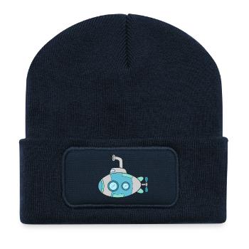 U-Boot - Recycelte Patch Beanie - French Navy - Vorne