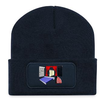 Sun protections - Recycled Patch Beanie - french navy - Front
