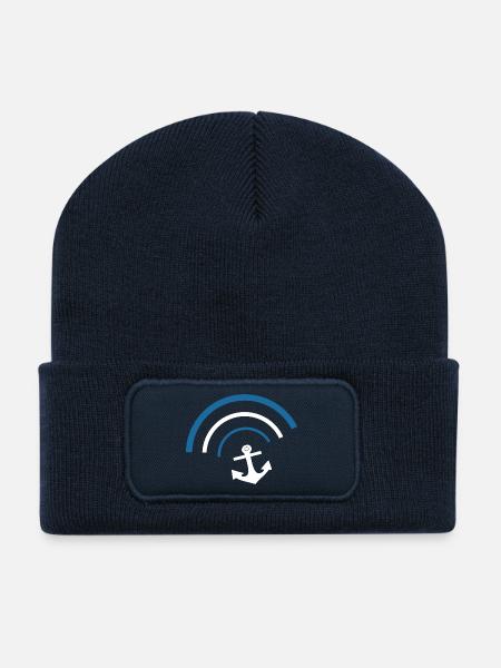 Anker Norddeutschland Seemann Matrose Kapitän - Recycelte Patch Beanie - French Navy