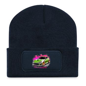 My thing is tuning - Recycled Patch Beanie - french navy - Front