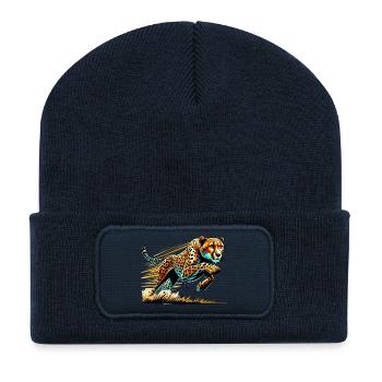 Gepard - Recycelte Patch Beanie - French Navy - Vorne