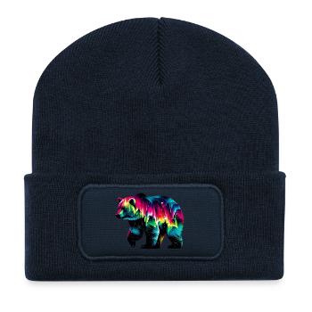 Bear - Recycled Patch Beanie - french navy - Front