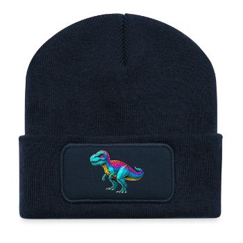 Dinosaur - Recycled Patch Beanie - french navy - Front