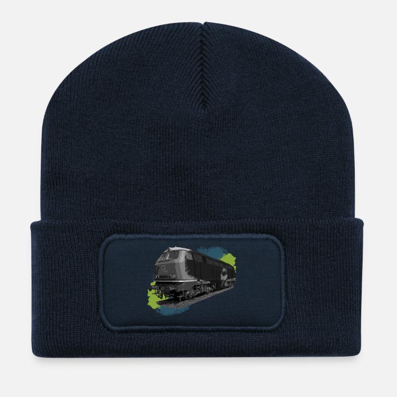Lokomotive DB216 - Recycelte Patch Beanie - French Navy