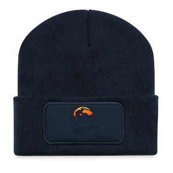 Mountain bike - Recycled Patch Beanie - french navy - Front