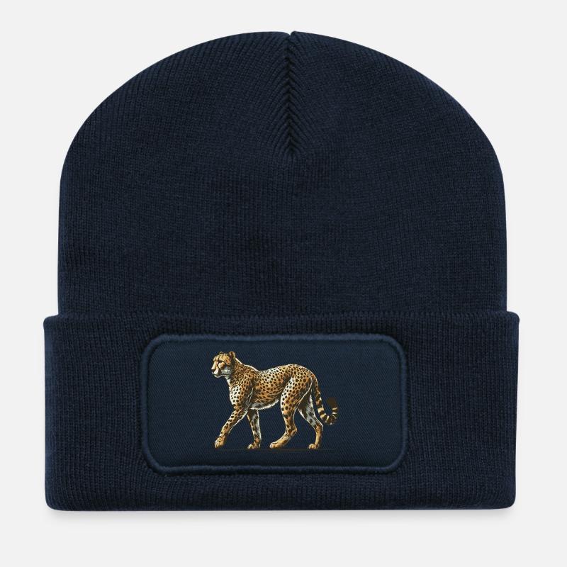 Cheetah - Recycled Patch Beanie - french navy
