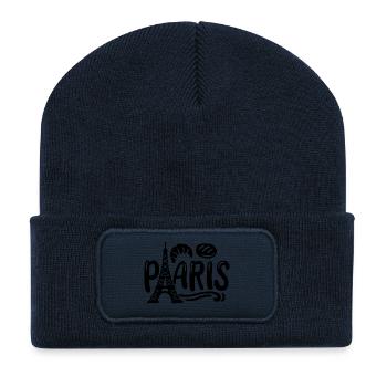 PARIS - Recycled Patch Beanie - french navy - Front