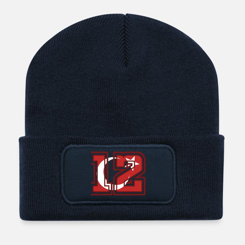 Bingöl - Recycelte Patch Beanie - French Navy