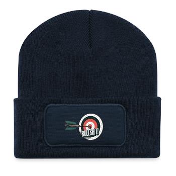 PFEIL UND BOGEN - Recycelte Patch Beanie - French Navy - Vorne