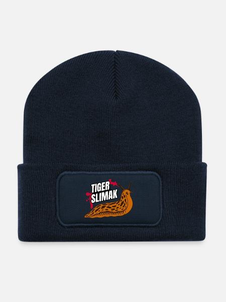 Tiger Ślimak – Das härteste Tier Polens - Recycelte Patch Beanie - French Navy