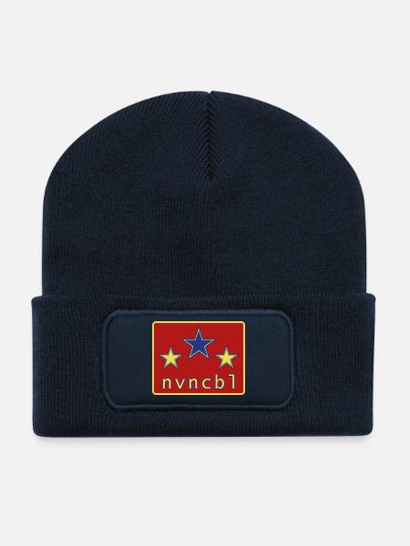 invincible 03 - Recycelte Patch Beanie - French Navy
