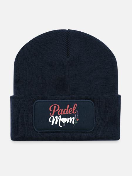 Padel Mom - Recycled Patch Beanie - french navy