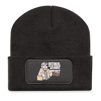 Whiskey Saying Whiskey Drinker Whiskey Lovers - Recycled Patch Beanie - dark grey - Front