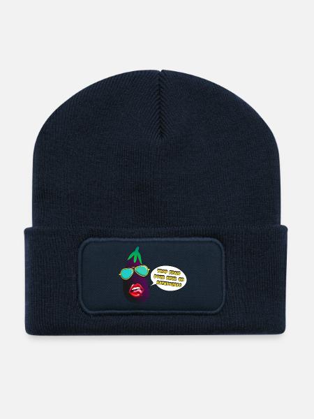 Zu frisch, um in Ratatouille zu landen - Recycelte Patch Beanie - French Navy