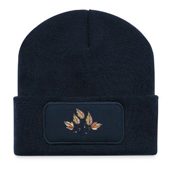 leaves - Recycled Patch Beanie - french navy - Front