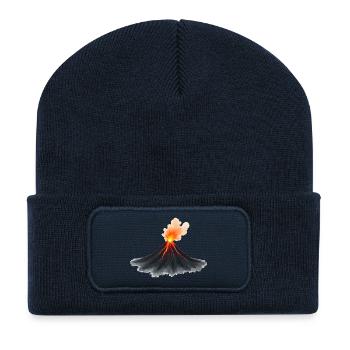 Vulkan - Recycelte Patch Beanie - French Navy - Vorne
