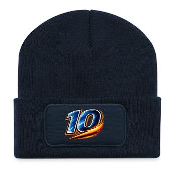 Numéro 10 Maillot de football Joueur Étoile - Beanie recyclé à patch - bleu marine - Devant