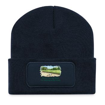 No age to play in the golf sand - Recycled Patch Beanie - french navy - Front