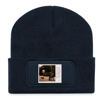 lebensabend theodor storm - Recycelte Patch Beanie - French Navy - Vorne