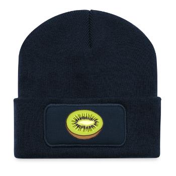 Kiwi - Recycled Patch Beanie - french navy - Front
