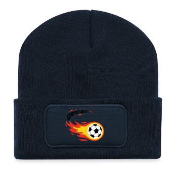 Football Fan Shirt Germany Germany Komet - Recycled Patch Beanie - french navy - Front