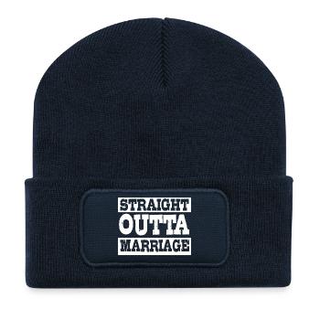 Divorce - Recycled Patch Beanie - french navy - Front
