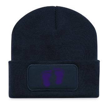 Baby - Recycelte Patch Beanie - French Navy - Vorne