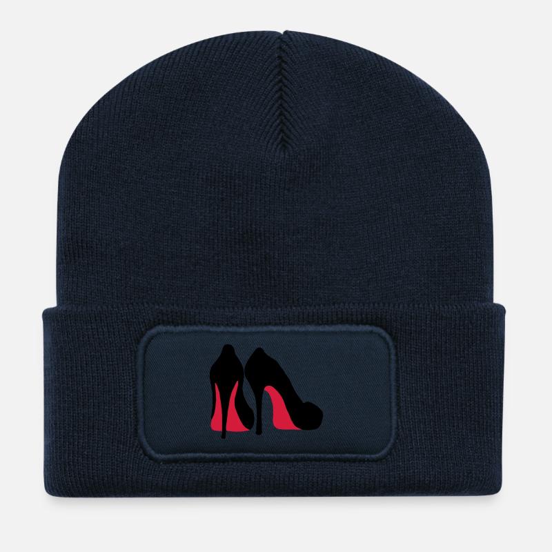 high heels - Recycled Patch Beanie - french navy