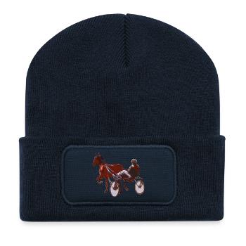 harness racing - Recycled Patch Beanie - french navy - Front