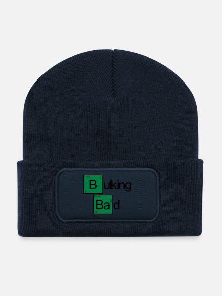 Bulking Bad - Recycled Patch Beanie - french navy